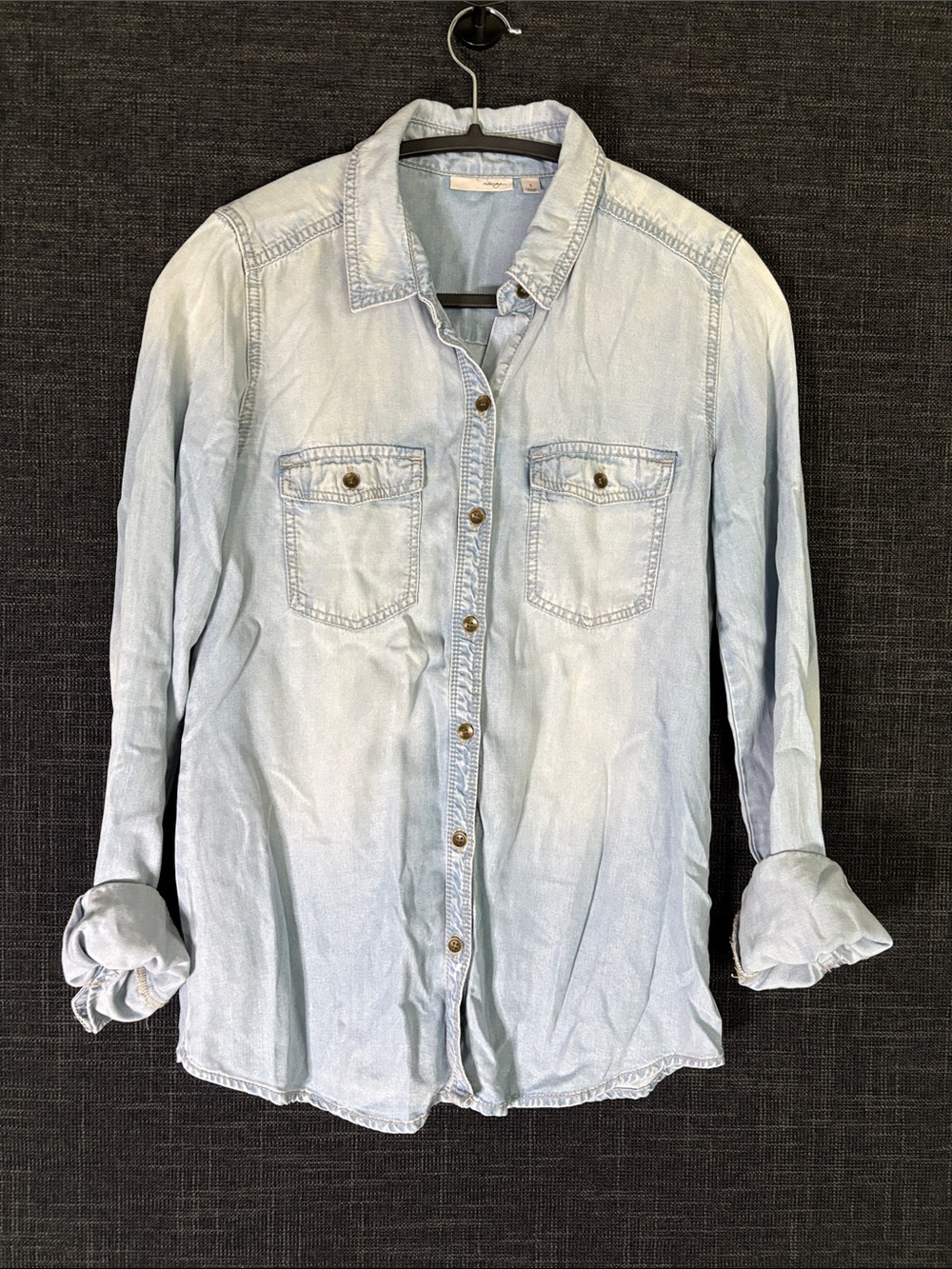 Halogen Light Blue Denim Shirt